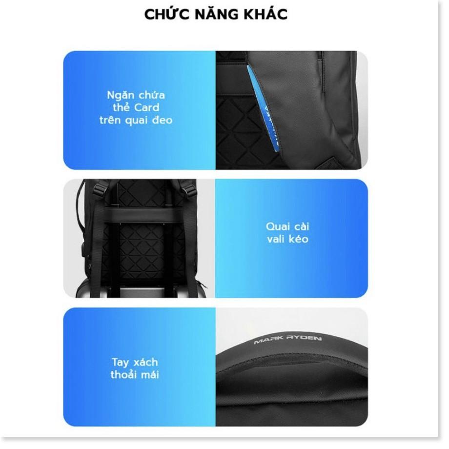 Balo đựng laptop kiêm cặp xách tay 2in1 thông minh Mark Ryden MOCHILA