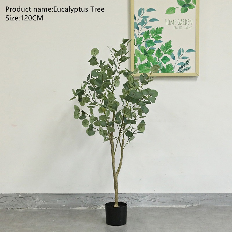 Cây giả - Cây bạch đàn trang trí cao 130cm - LC3050