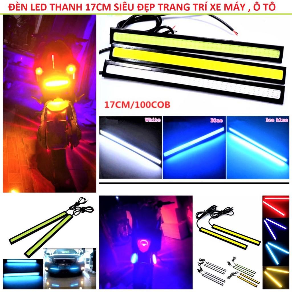 Dây led thanh trang trí ô tô xe máy chống nước loại tốt siêu bền hàng đẹp