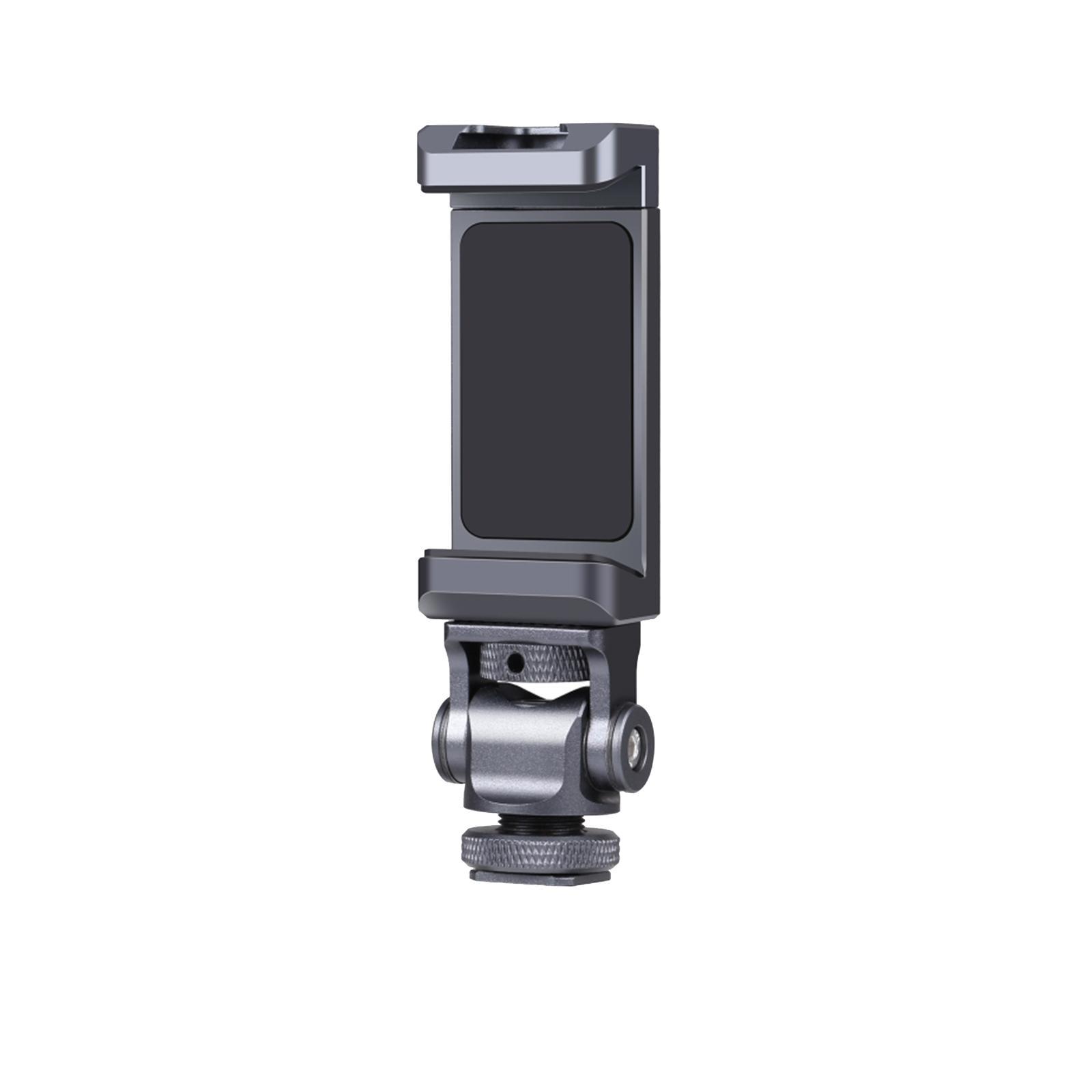 Phone Tripod Mount Holder Portable Phone clamp for Microphone Video Light