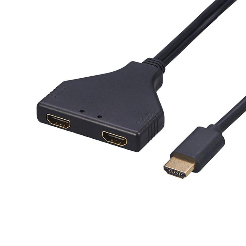 HDMI 2.0 1 In 2 Out Splitter HD Male To 2 HDMI