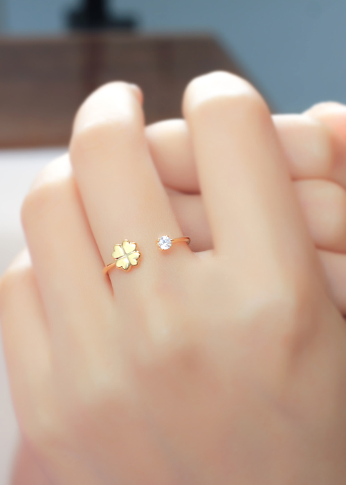 Nhẫn vàng tây đính đá JR1018 Jyme