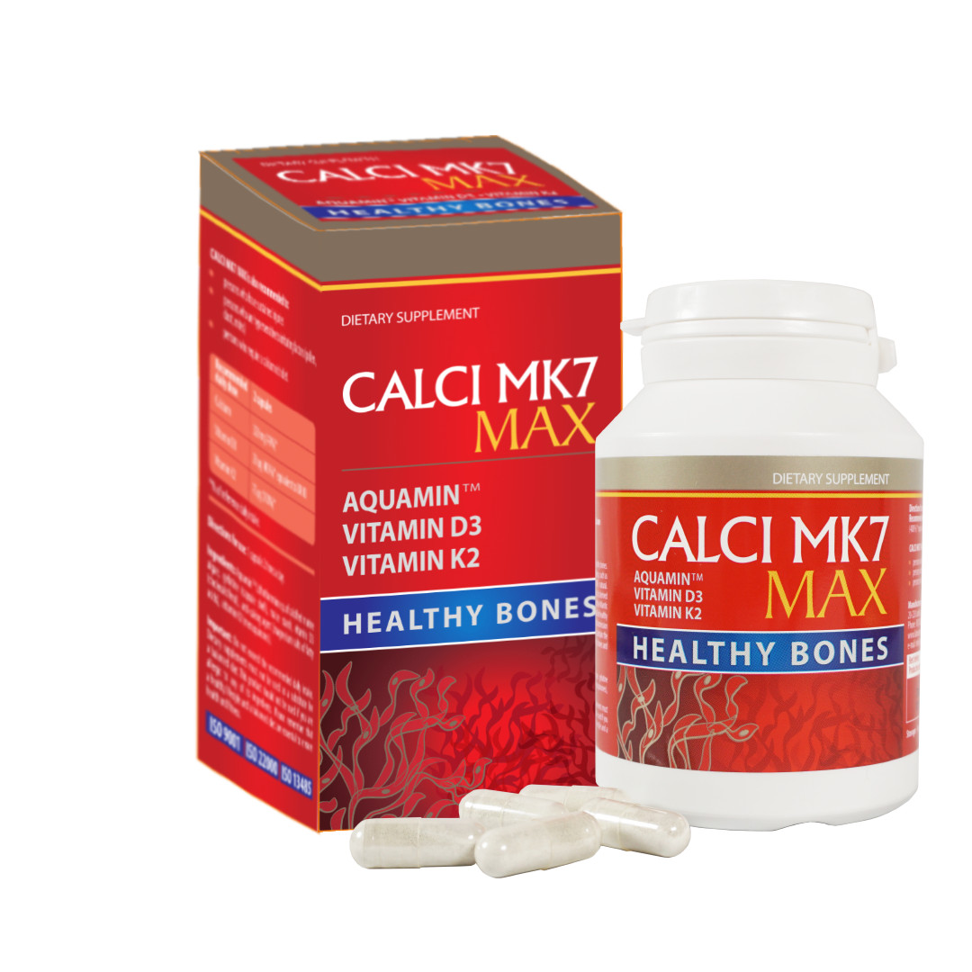 Canxi tảo đỏ tự nhiên CALCI MK7 MAX, hỗ trợ phát triển chiều cao cho tuổi dậy thì, chuyên biệt cho người bị loãng xương, bà bầu
