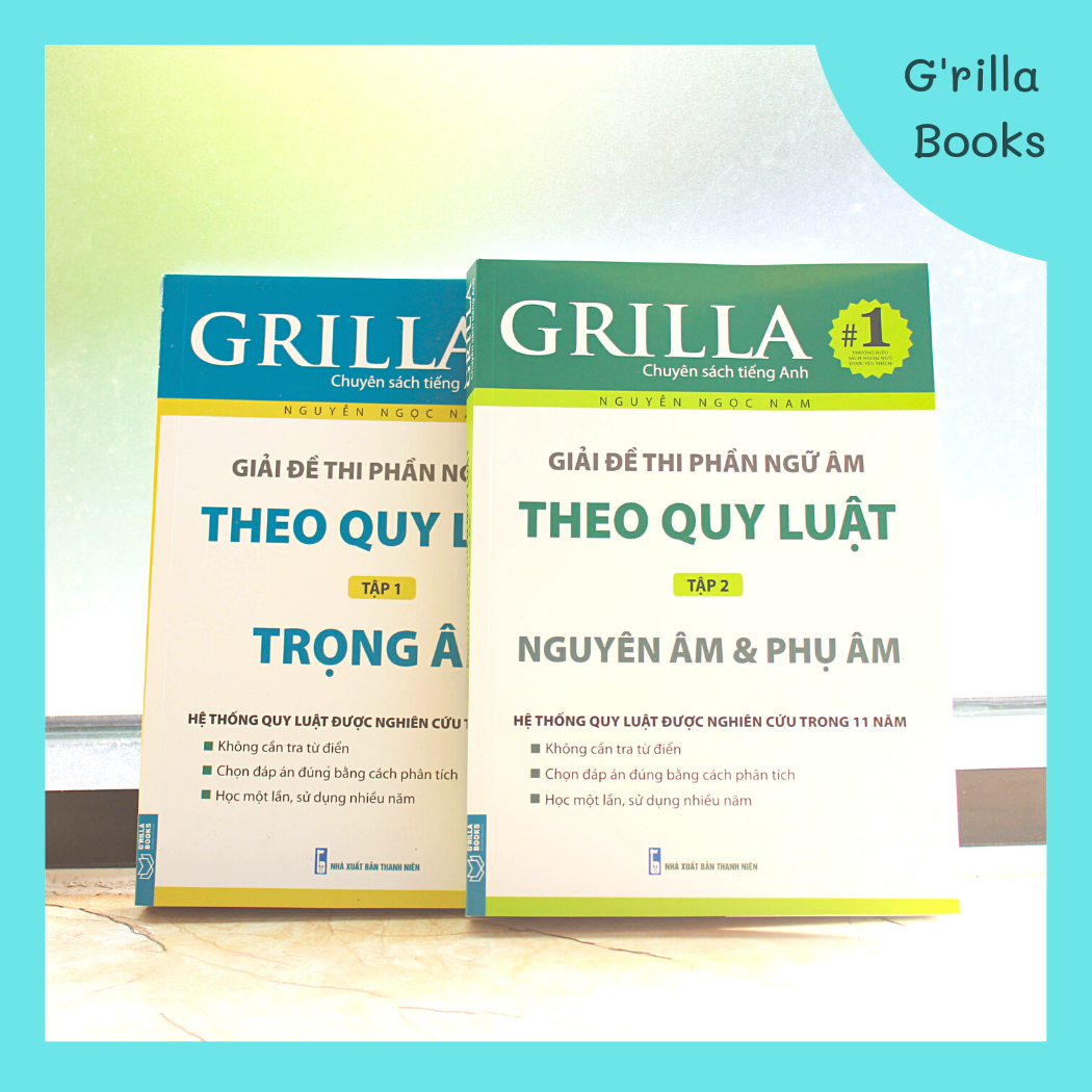 Giải Đề Thi Phần Ngữ Âm Theo Quy Luật - Tác Giả Nguyễn Ngọc Nam - Combo Tập 1: Xác Định Trọng Âm + Tập 2: Nhận dạng Nguyên & Âm Phụ Âm