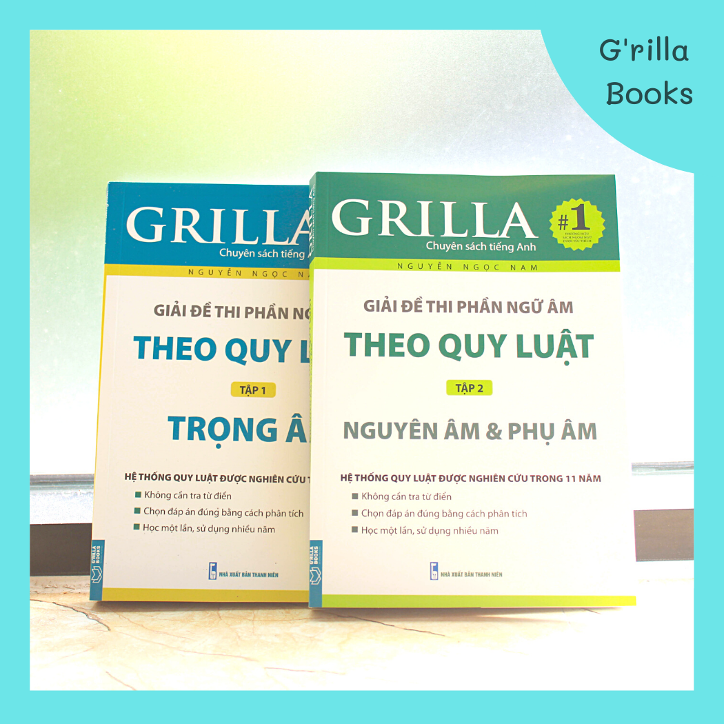 Giải Đề Thi Phần Ngữ Âm Theo Quy Luật - Tác Giả Nguyễn Ngọc Nam - Combo Tập 1: Xác Định Trọng Âm + Tập 2: Nhận dạng Nguyên &amp; Âm Phụ Âm