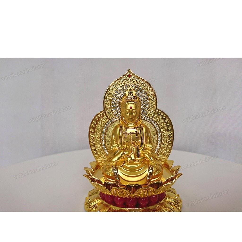 TƯỢNG PHẬT BÀ QUAN ÂM HAI MẶT ĐỂ XE HƠI