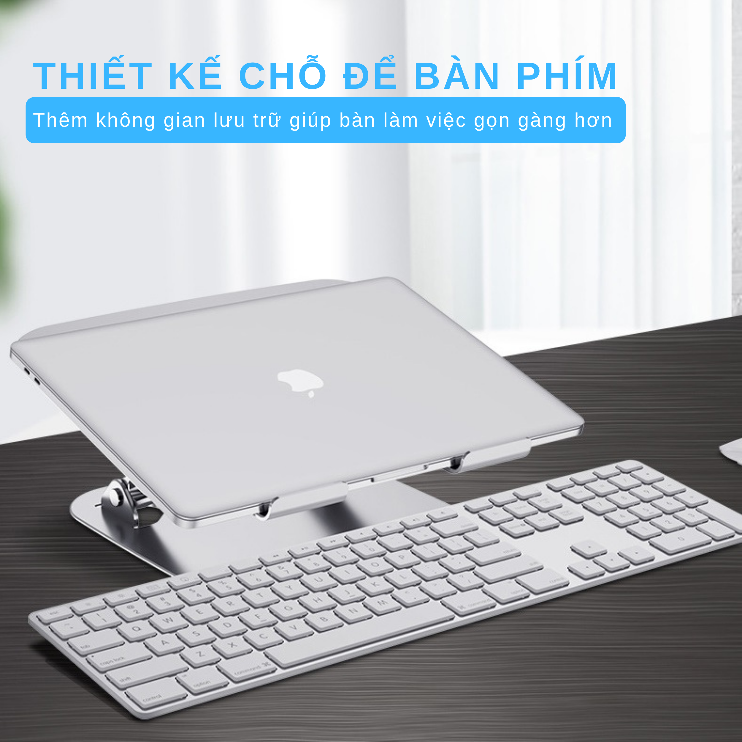 Giá Đỡ Máy Tính, Laptop, iPad, Macbook Hợp Kim Nhôm Cao Cấp. Hỗ Trợ Tản Nhiệt Chống Mỏi Cổ, Vai, Gáy. Hàng Chính Hãng Tamayoko