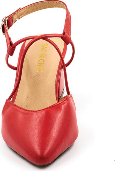 Giày Sandals SDC-13 Gót 6 Phân Bít Mũi Phối Quai Chéo Sac &amp; Chic