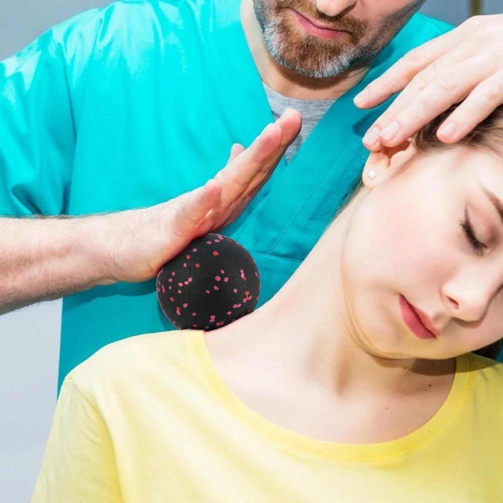 8cm di động massage bóng Epp fascia bóng yoga Bóng Bóng Bóng cơ bắp thư giãn cơ thể Color: Sky Blue