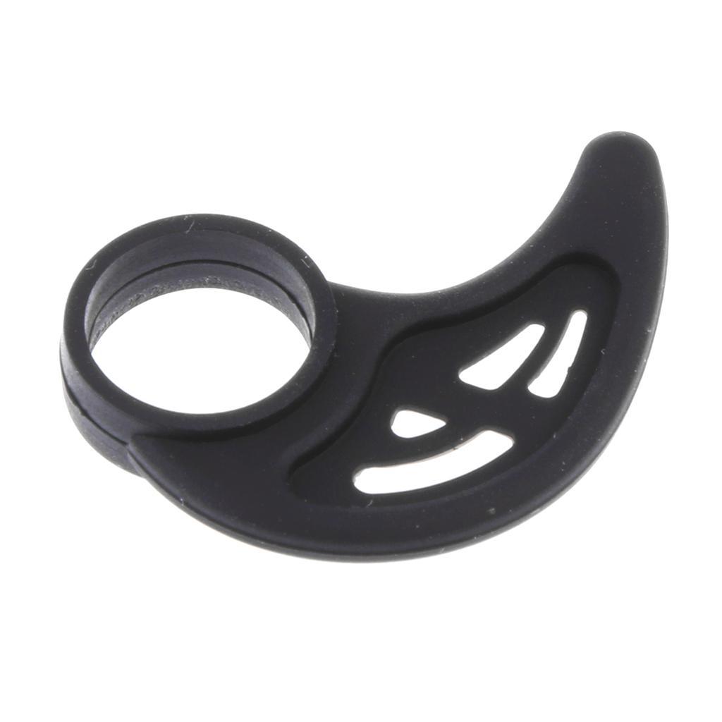 10 Pieces Silicone Shaped Fitness Earbud Earhook Loop for Headset Black