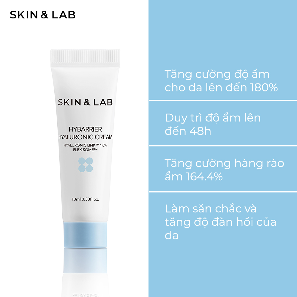 Kem Dưỡng Ẩm SKIN&LAB với 1% Hyaluronic Link Hybarrier Hyaluronic Cream 50ml