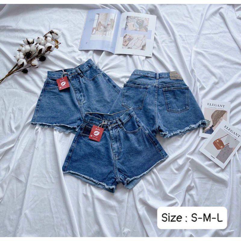Quần Sort Jean Bigsize Xanh Đậm/ Nhạt Bán Quanh Năm Siêu Xinh