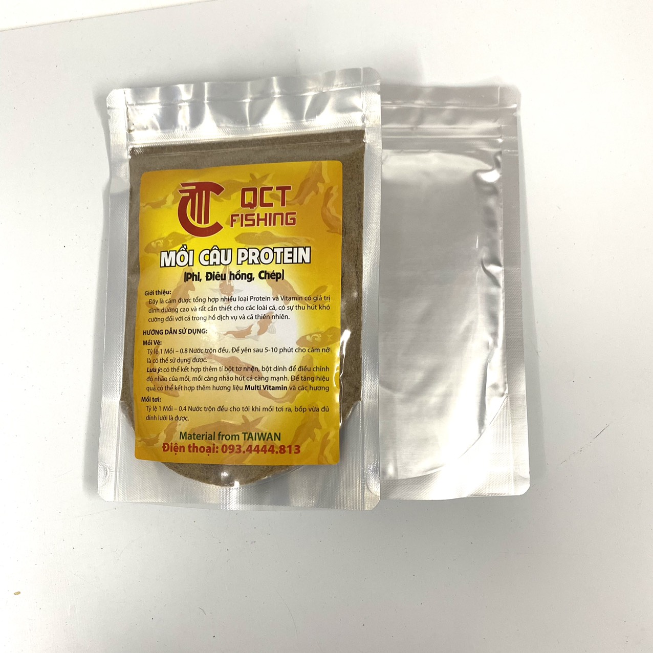 Combo 2 Gói Mồi Câu Cá Protein, Chuyên Chép, Rô Phi, Điêu Hồng