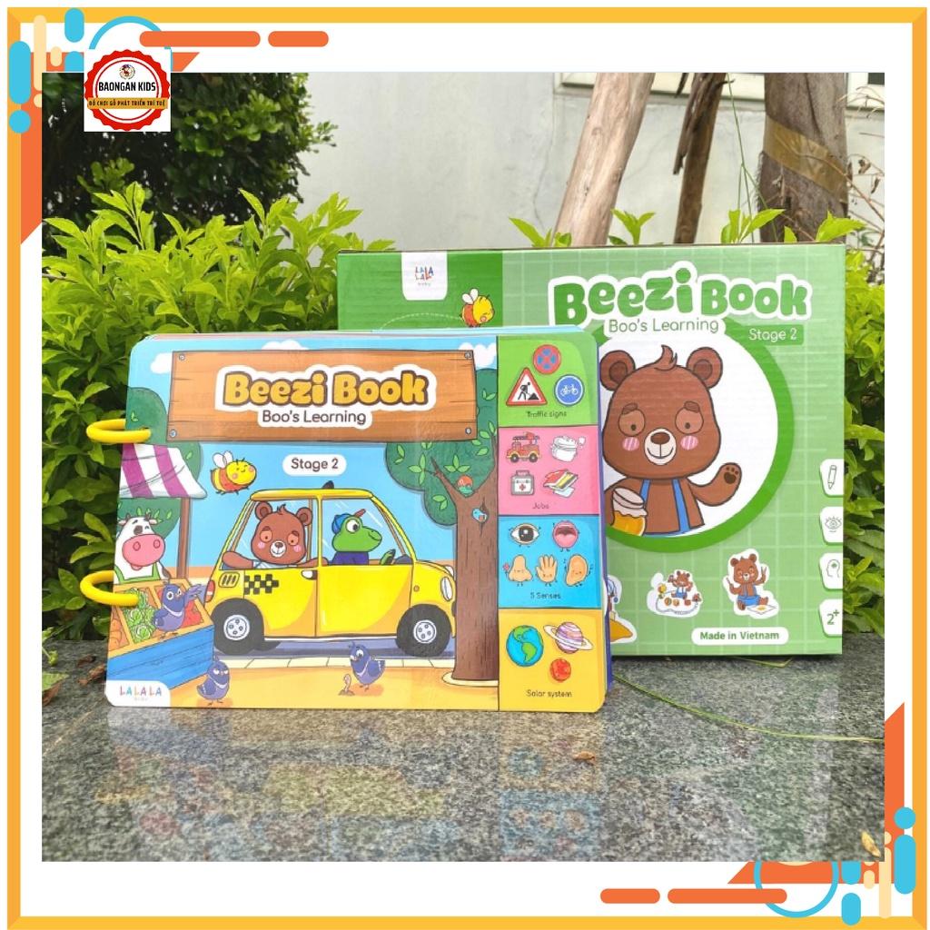Đồ Chơi Học Liệu Bóc Dán BEEZI BOOK Phiên Bản Mở Rộng Thêm Nhiều Chủ Đề Cho Bé Từ 2-5 Tuổi Vui Chơi Học Tập