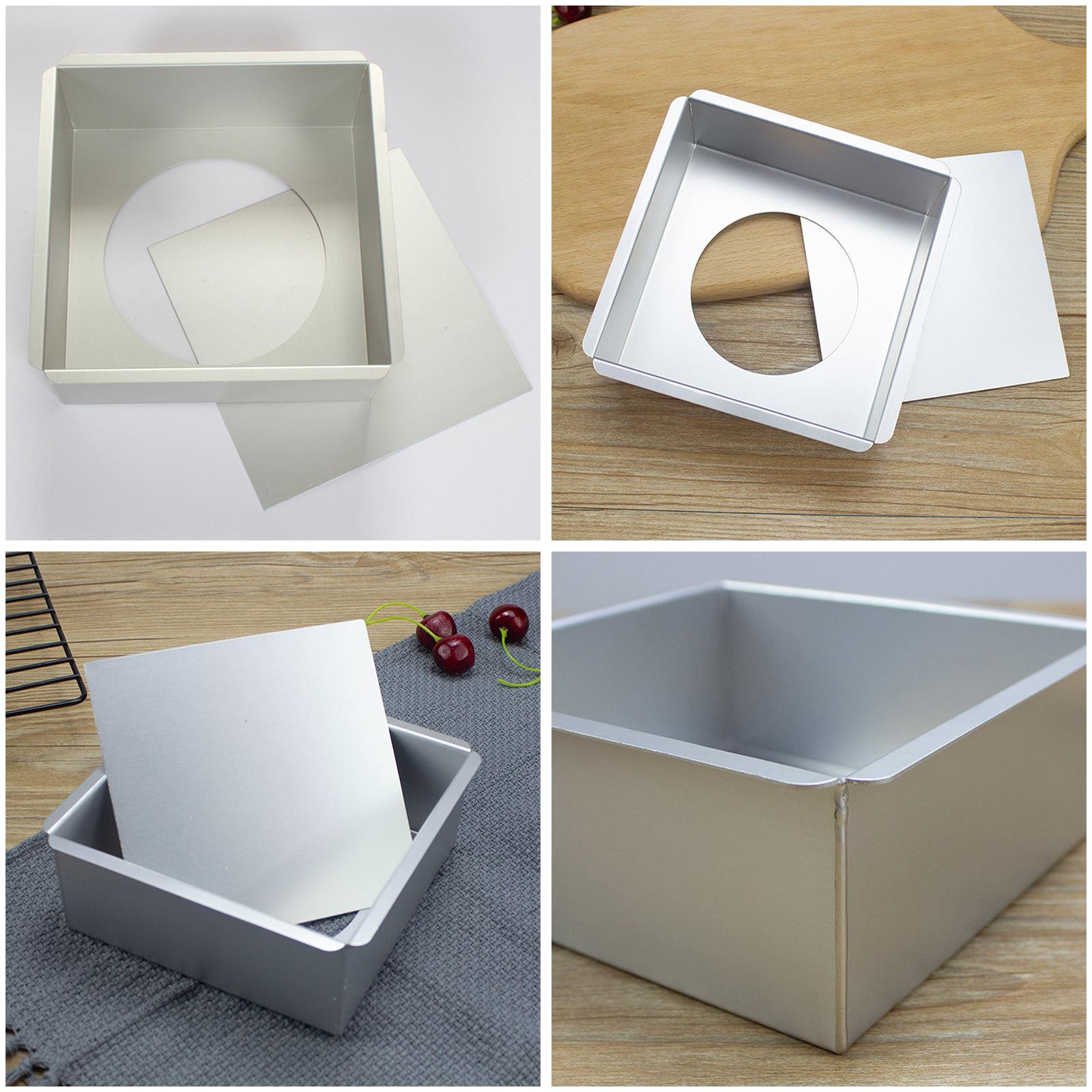 Cake Pan Aluminum Cake Mold Tool Baking Accessories for Bread Mousse Cake