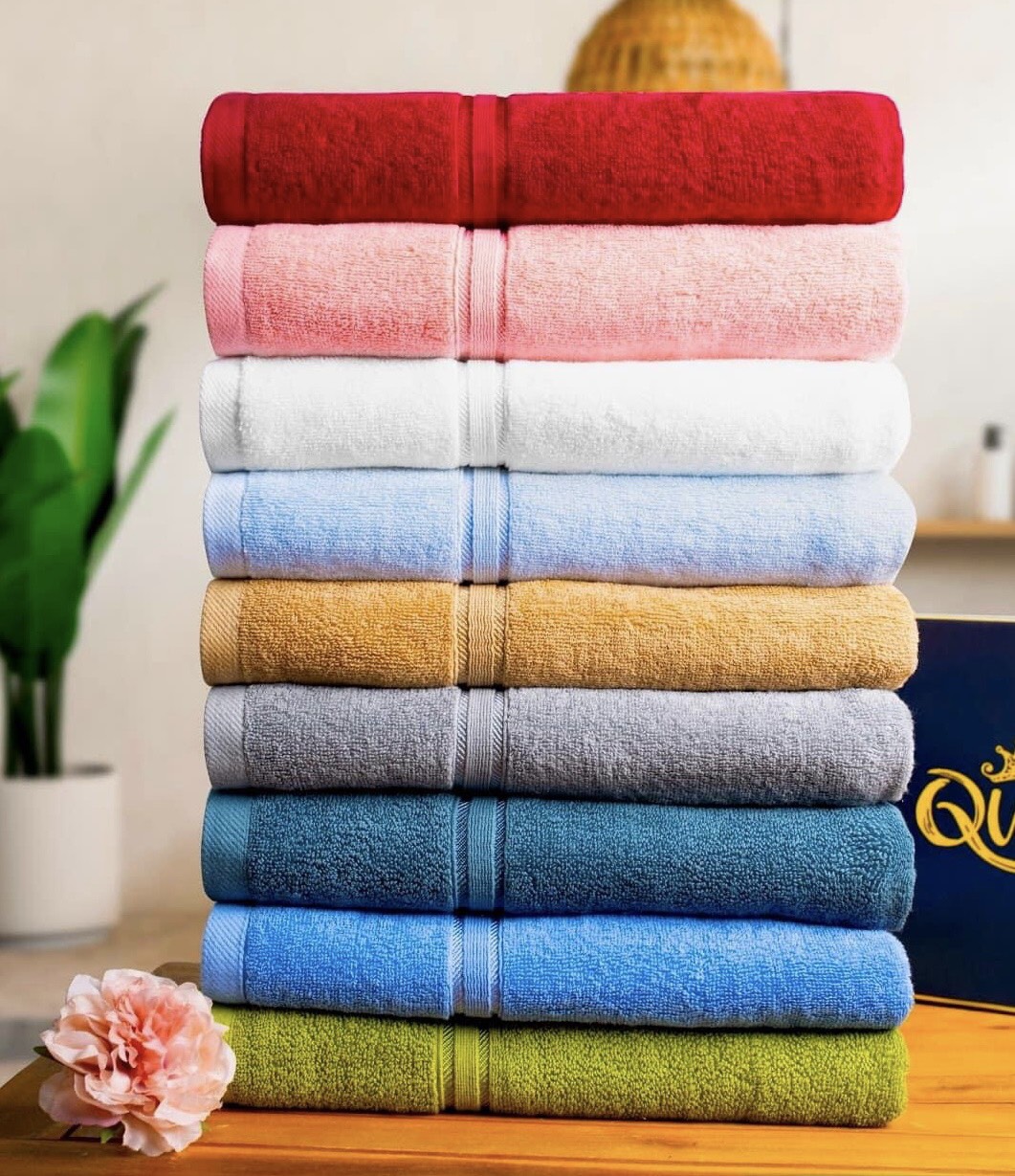 Khăn Tắm, Khăn Mặt Gội Lau Đầu Đủ Màu,100% Cotton Siêu Thấm Hút, Không Phai Màu Dùng Cho Gia Đình, Spa, Khách Sạn