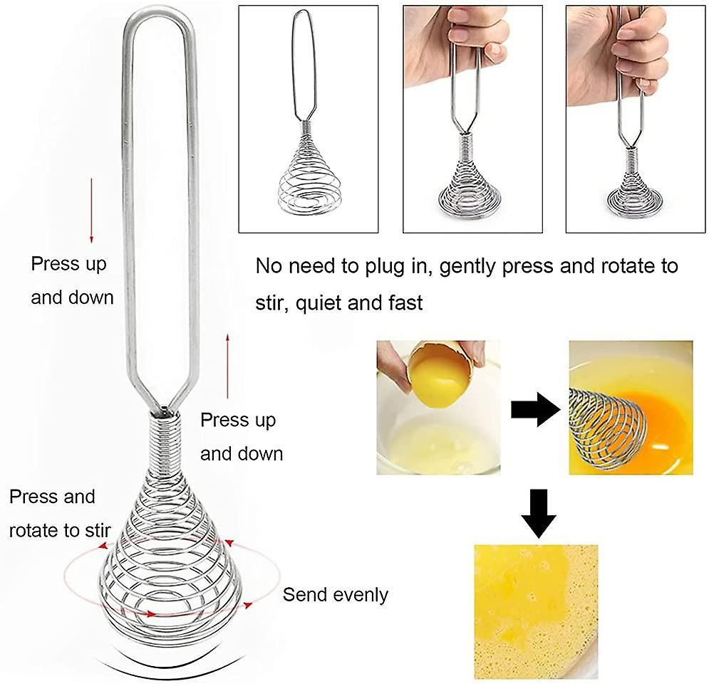 Đa dạng lò xo thép không gỉ Cuộn dây đánh kem Đánh trứng Máy đánh trứng Nước thịt