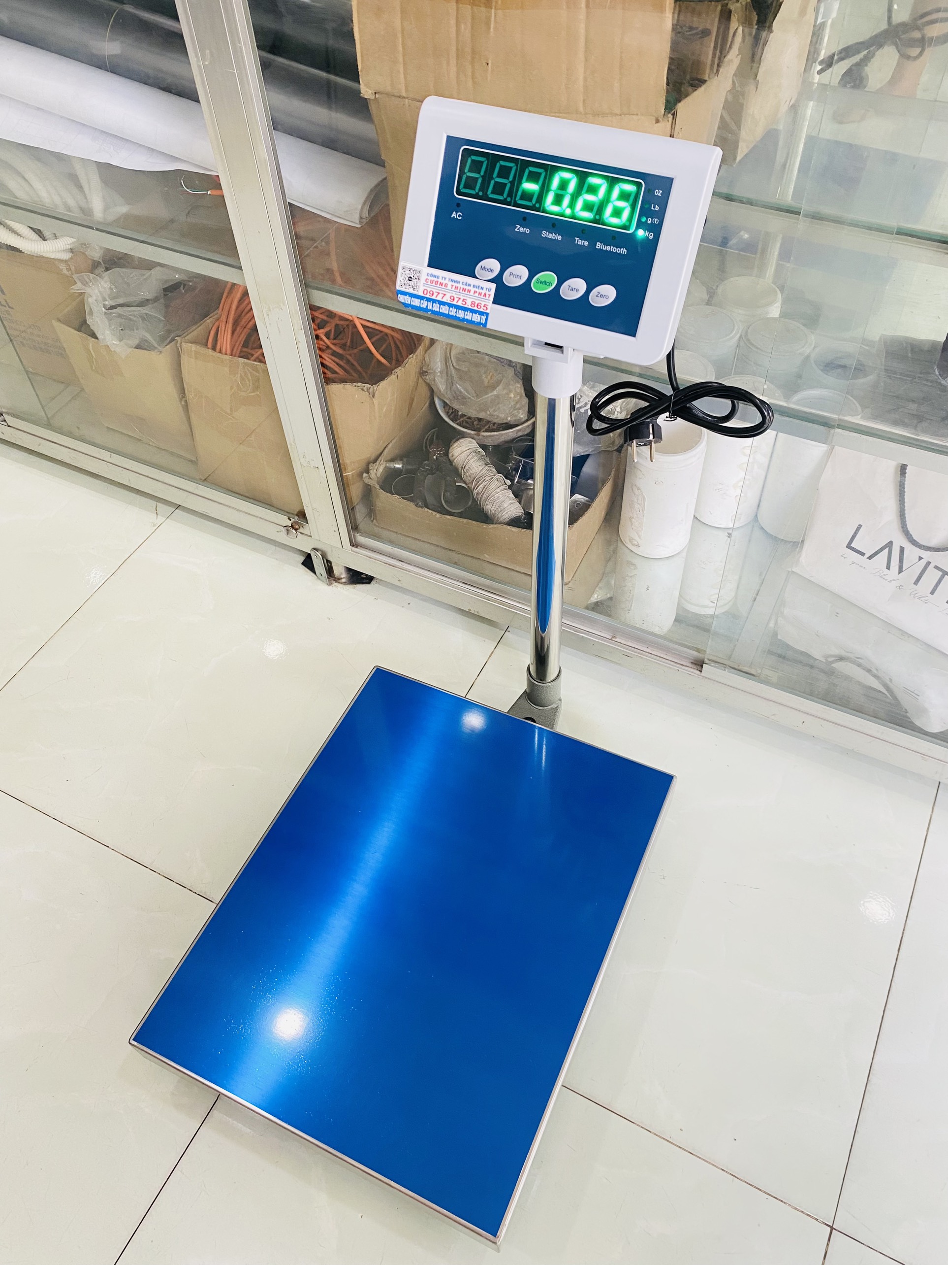 CÂN BÀN ĐIỆN TỬ 200KG B19 ABS mức tải 200kg, mặt cân 40x50cm