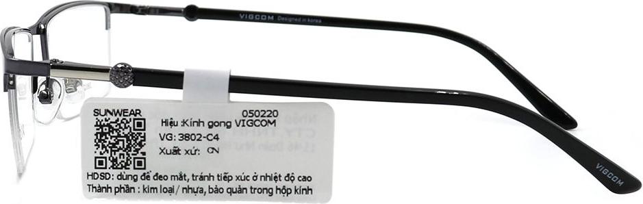 Gọng kính chính hãng Vigcom VG3802