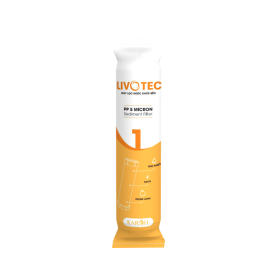 Bộ 3 lõi lọc thô Livotec 1, 2, 3 - Hàng chính hãng