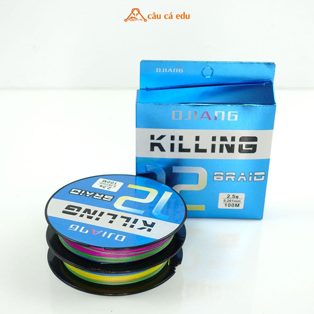 Dây Câu Cá Pe x12 Dù Siêu Bền KilLing - Dây Dù Nhỏ 4 mm Câu Lure Bạo Lực Pe X12 | Câu Cá E du