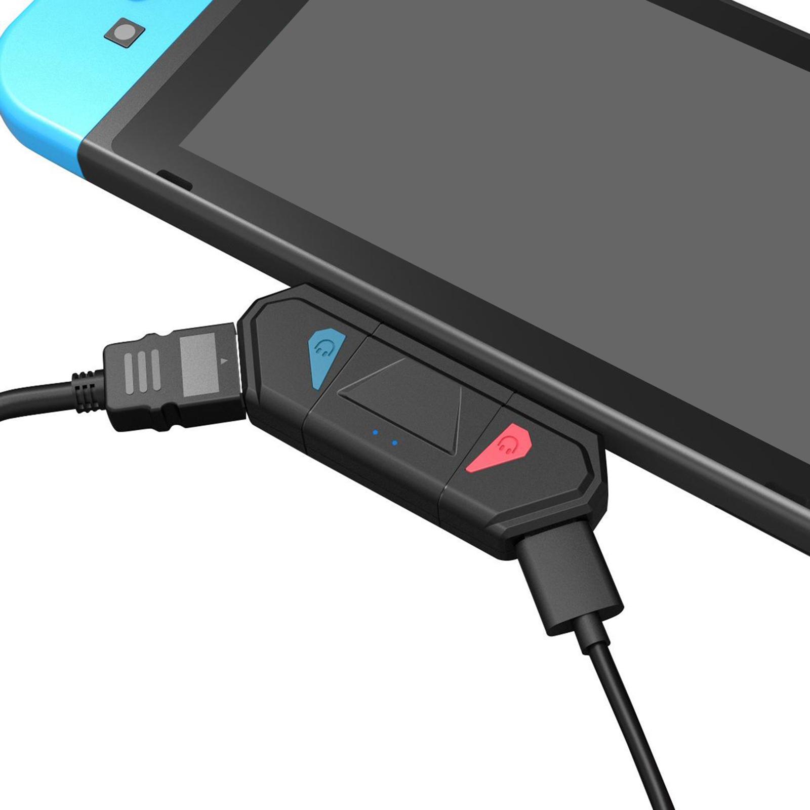 Bluetooth Adapter Audio Transmitter Individual Control for Nintendo Switch Lite