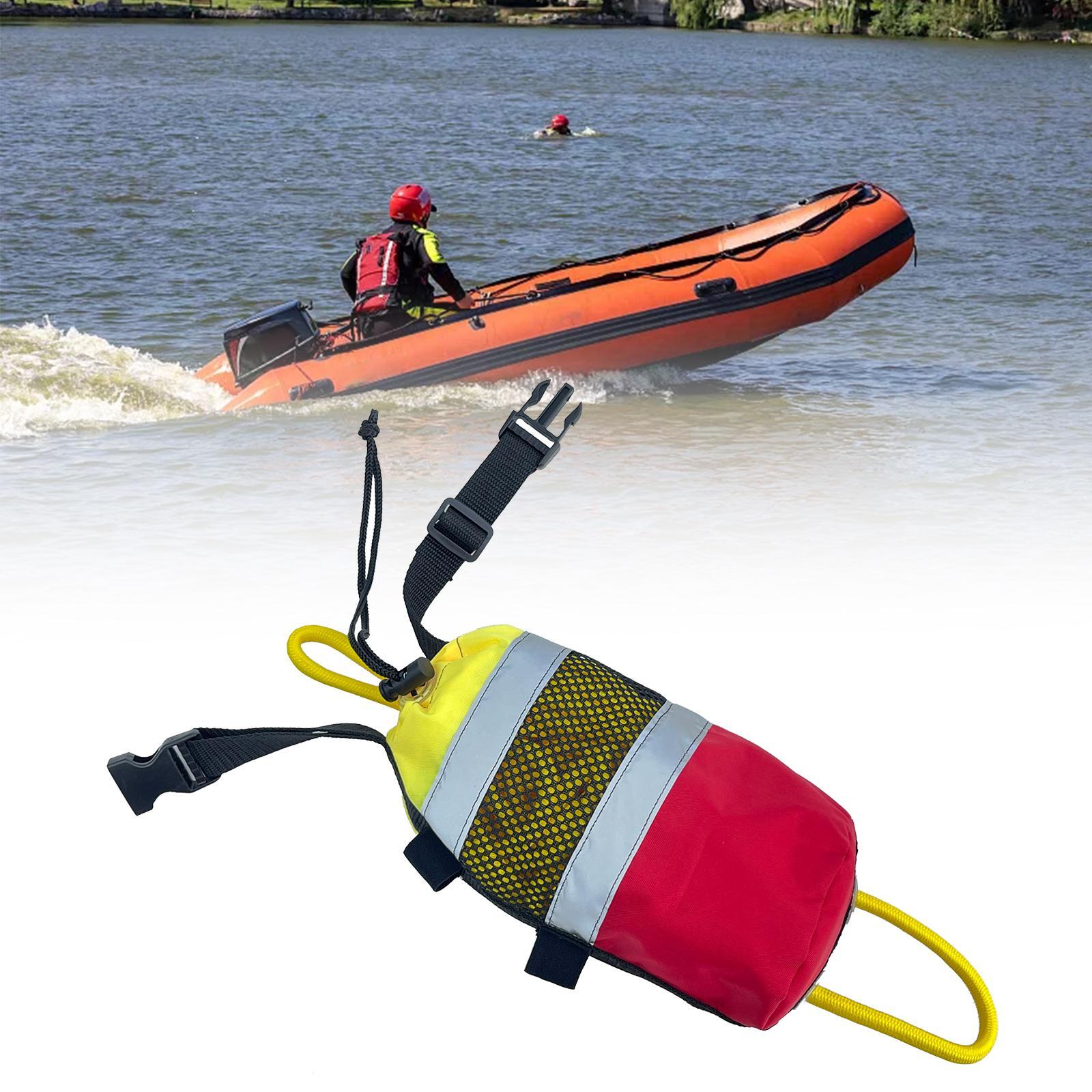 Throw Bag Rafting Floating Rope Swimming Reflective Throw Rope Kayak