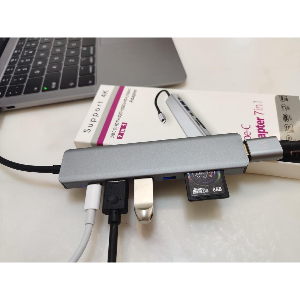 HUB Type C và HUB USB 3.0 tốc độ cao Move Speed cổng chia usb mở rộng kết nối chuyển đổi cho Macbook Laptop PC - hàng chính hãng