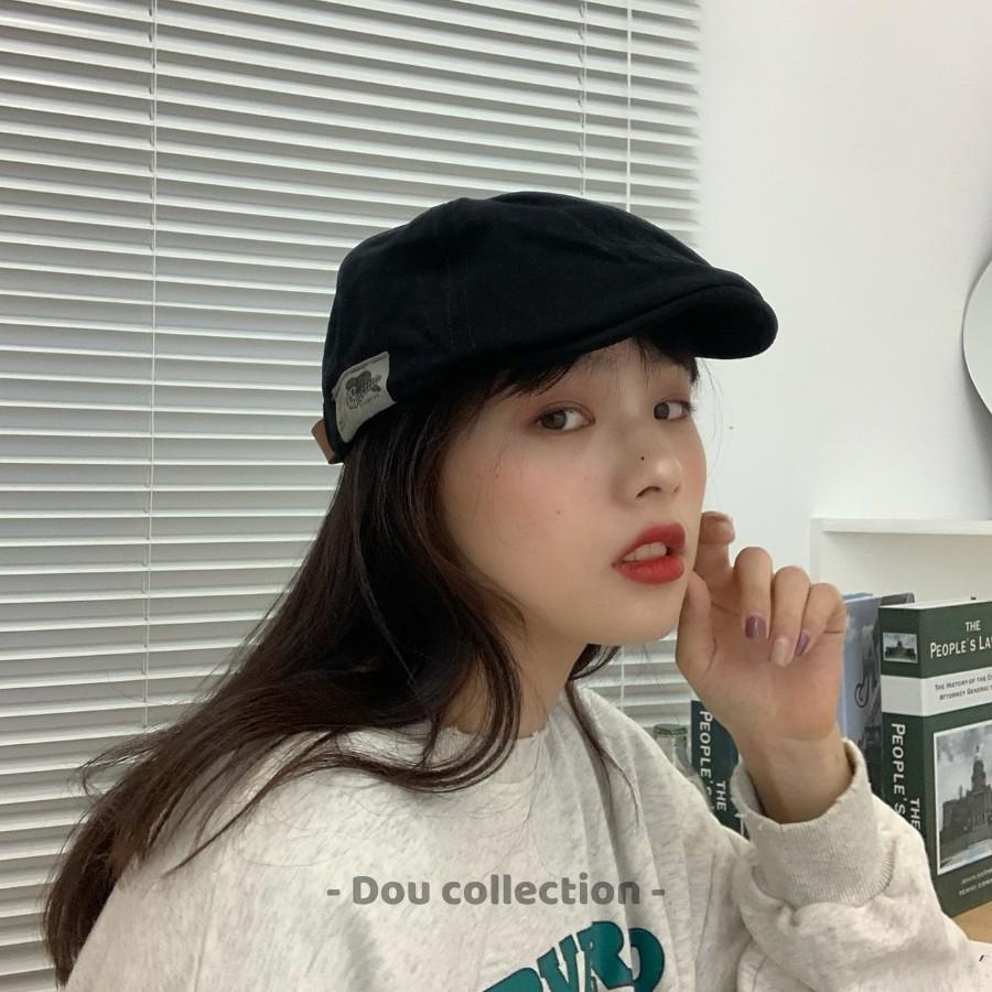 Mũ Nồi Retro Nam Nữ Unisex Họa Tiết EST 1973 Đính Bên Hông Phong Cách Nhật Bản - Mã NV032