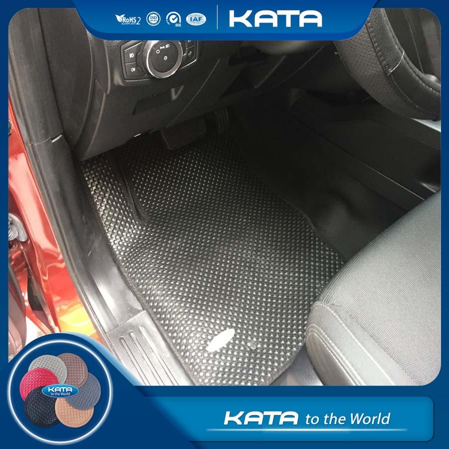 Thảm lót sàn ô tô KATA cho xe Ford Everest - Khít với sàn xe, Chống thấm, Không mùi, Không ẩm mốc