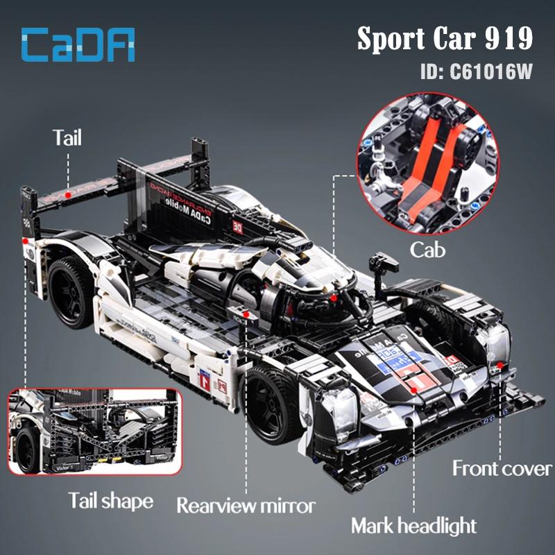 Đồ Chơi Lắp Ráp Điều Khiển Xe Thể Thao Sport Car 919 – CADA C61016W