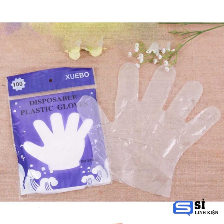Combo 100 găng tay nilong dung 1 lần