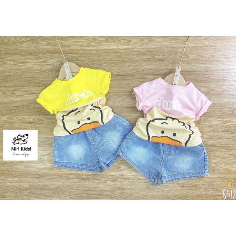 Sét Áo vịt quần sọt bò