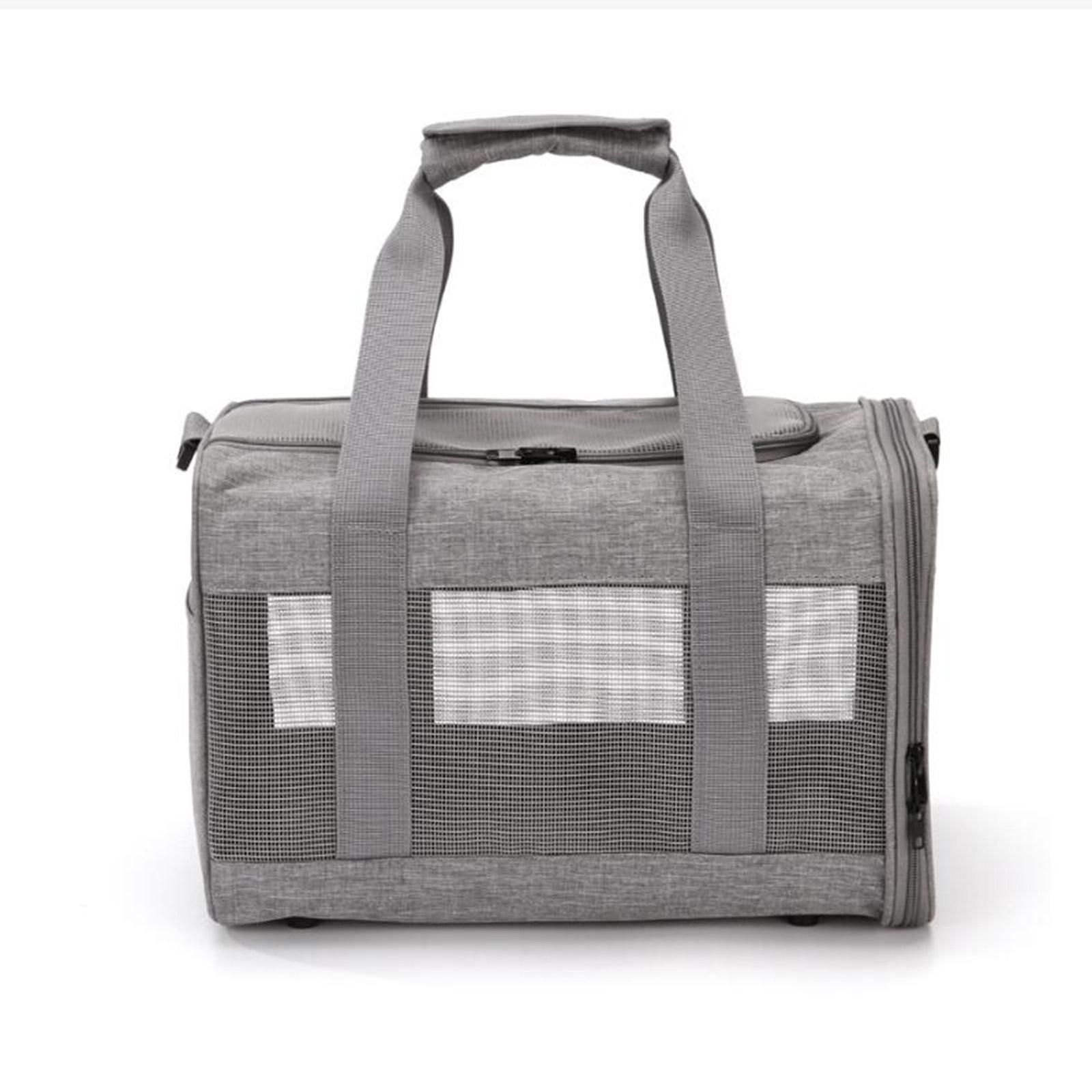 Soft Sided Pet Carrier Cat Carrier Bag Shoulder Bag Ventilated Foldable Carry Bag for Small Dogs for Small Animals Small Medium Cats