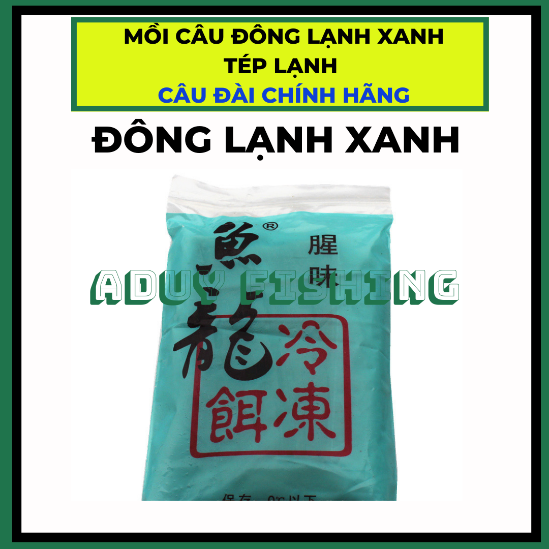 Mồi Câu Đông Lạnh Xanh, Tép Lạnh Câu Cá, Mồi Câu Đài