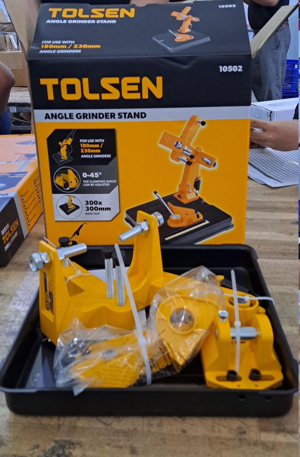 GIÁ ĐỠ MÁY MÀI GÓC TOLSEN 10502 - HÀNG CHÍNH HÃNG