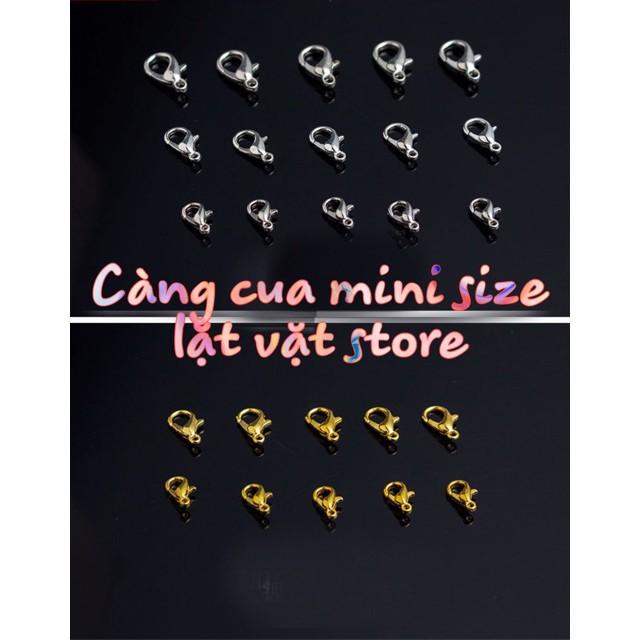 Móc khoá càng cua mini size 3 màu lựa chọn