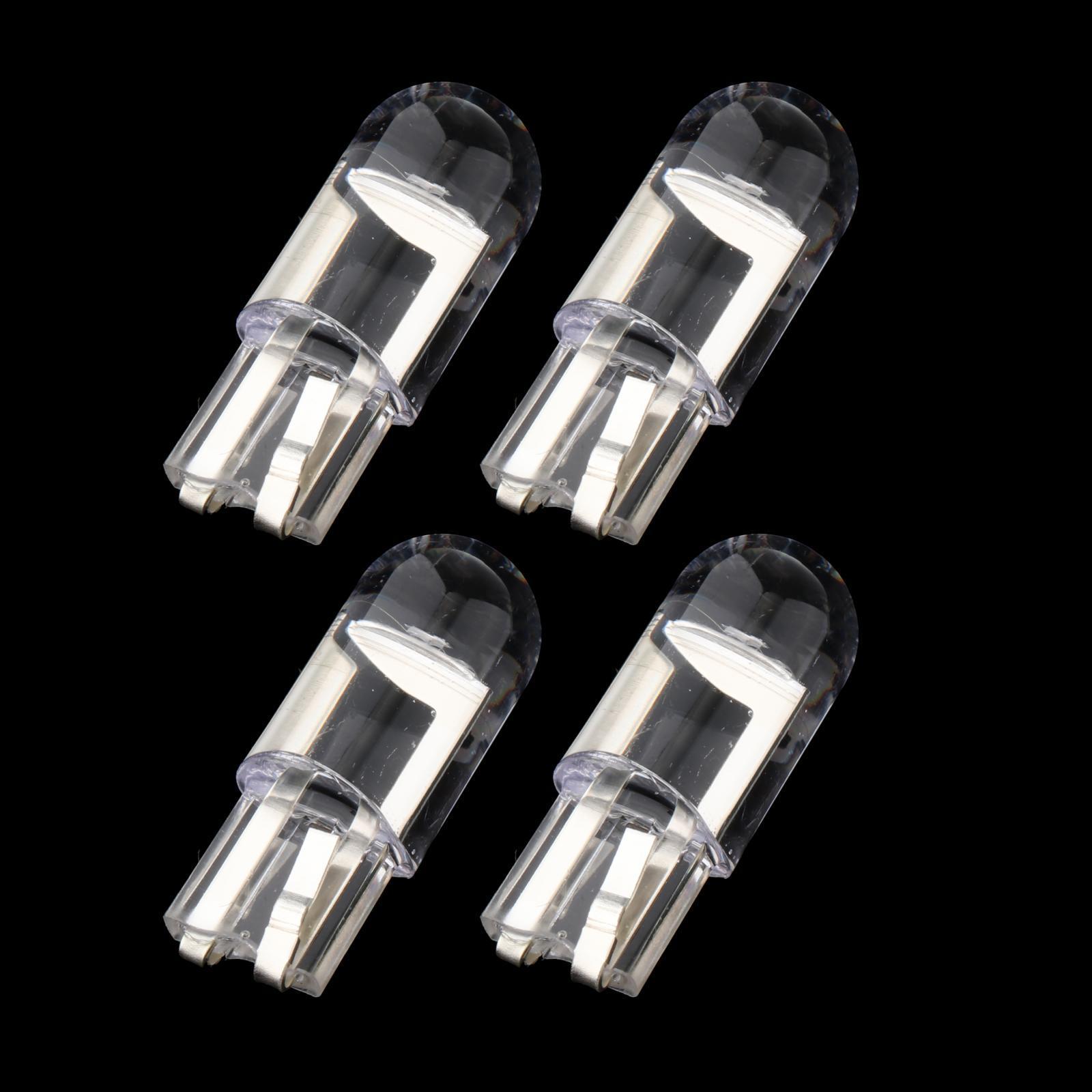 2-4pack 2Pieces 194 T10 DC12V LED Bulb Wedge License Plate Light for Motorbike