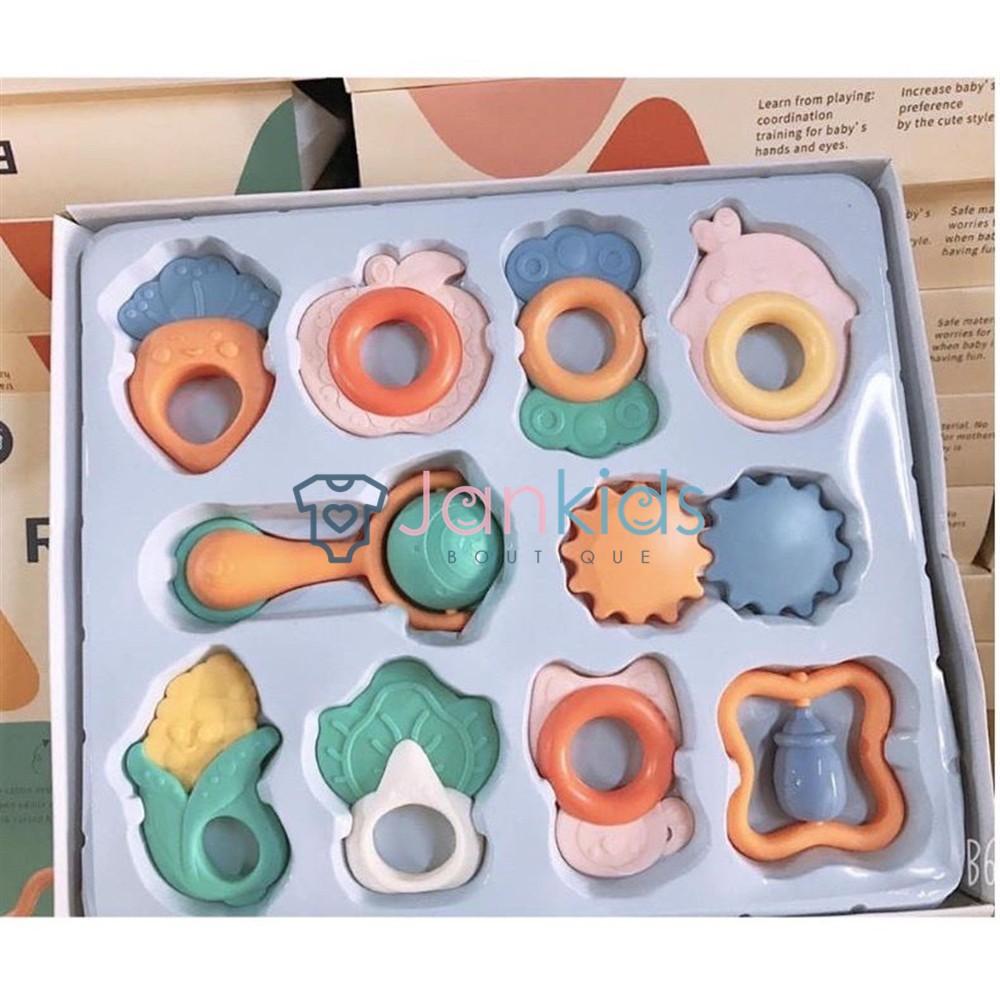 Bộ 10 món đồ chơi gặm nướu Baby Rattle cho bé