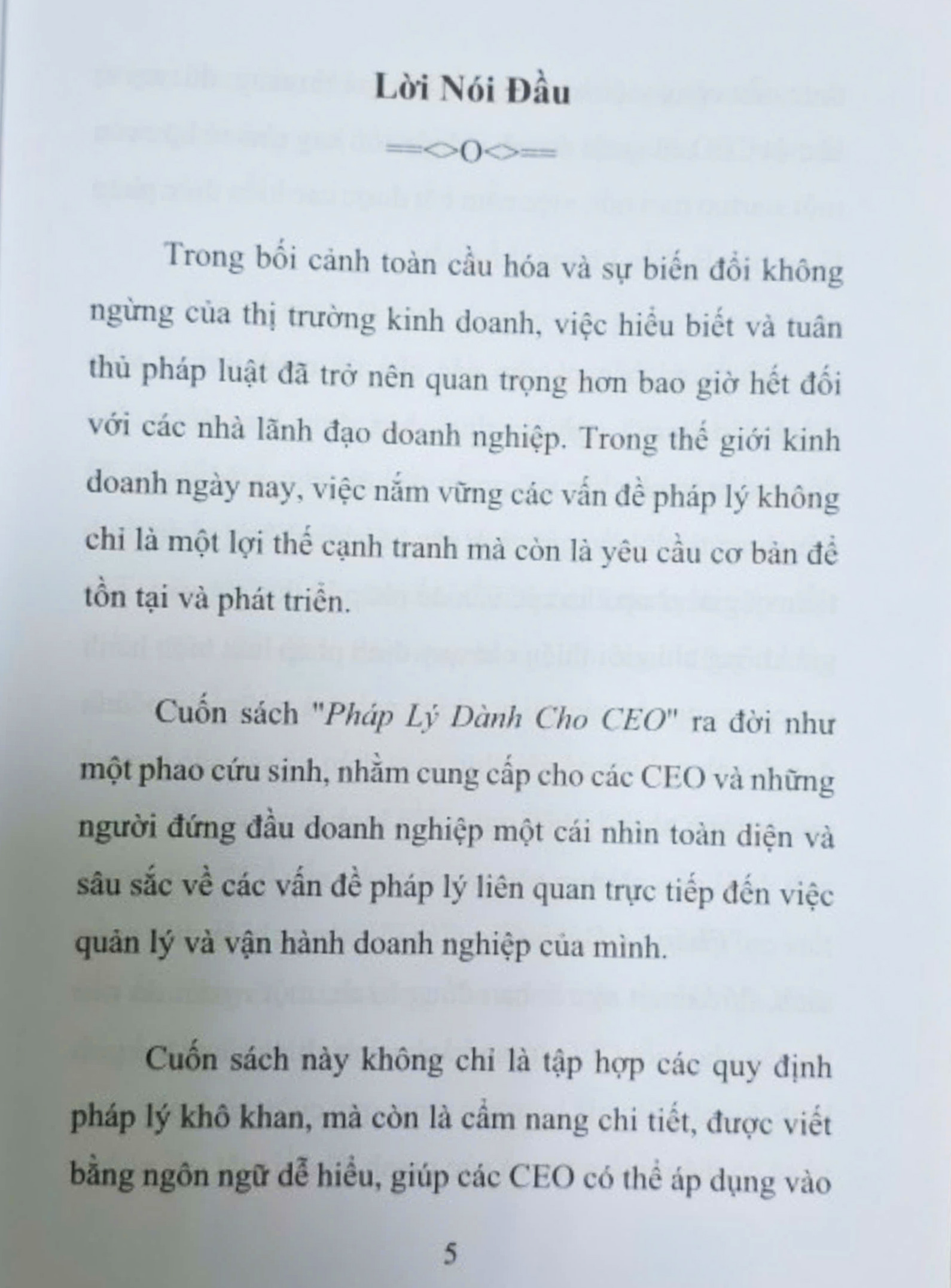 Pháp lý dành cho CEO