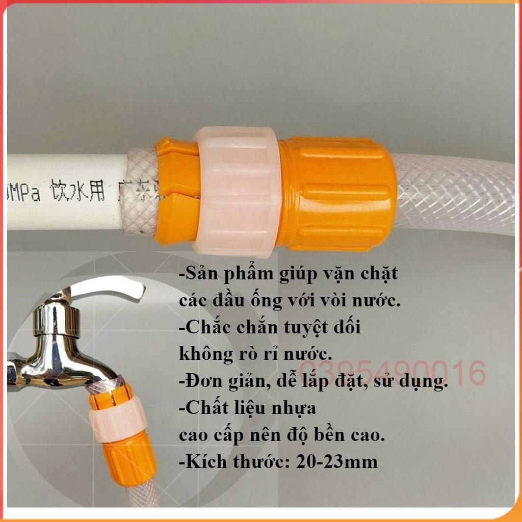 Van vặn chặt vòi nước chắc chắn không rò rỉ nước, Đầu xiết vặn ống nước đường kính 20-23mm