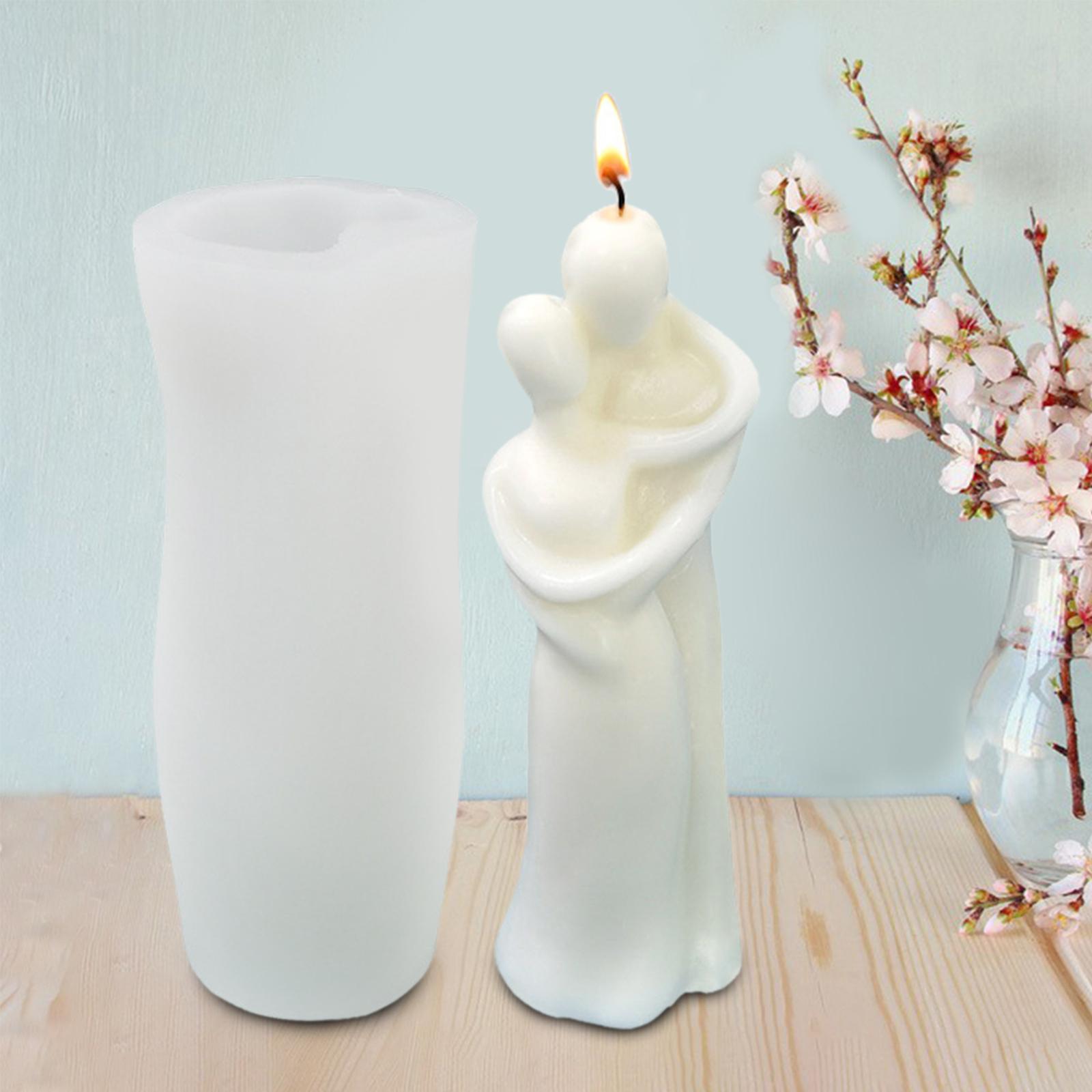 2pcs Candle Mold Handmade Gift Home Decor for Aromatherapy Candle