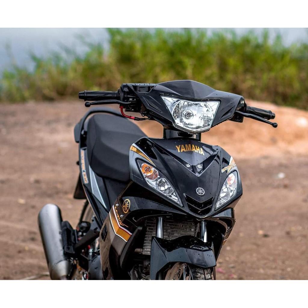 Tem rời Exciter 2006-2010 đen vàng Spark