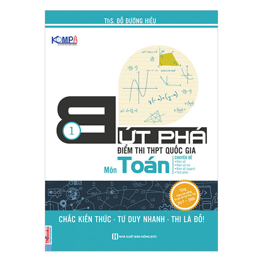 Combo Bứt Phá THPTQG Môn Toán Trọn Bộ 3 Quyển (Tặng Kèm Quyển Đột Phá Toán Casio)