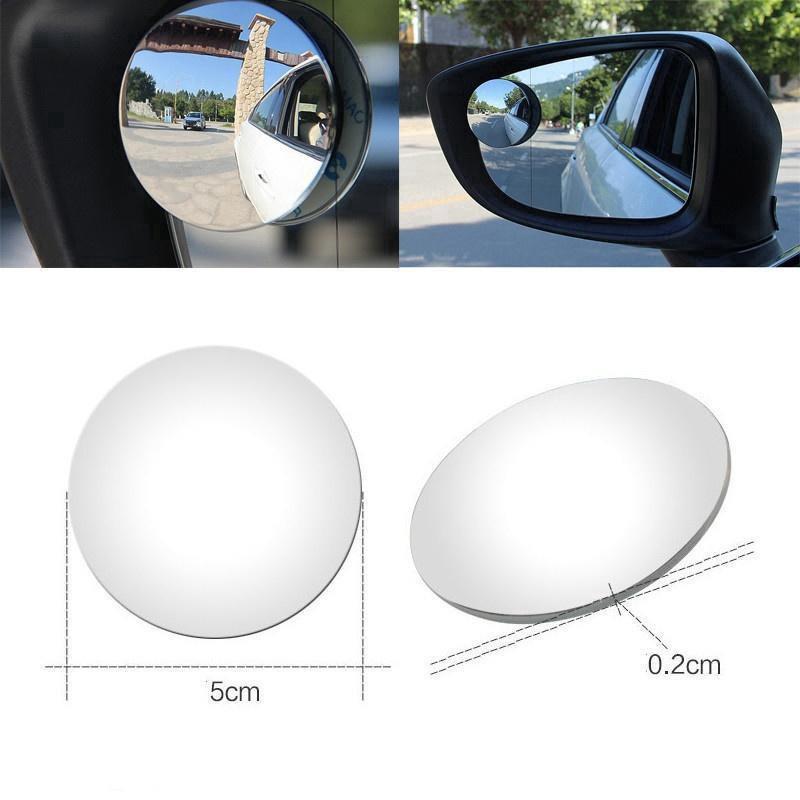 Bộ 2 Gương Cầu Lồi Gắn Trên Gương Chiếu Hậu Ô Tô Xoay 360 Độ Xóa Điểm Mù 29