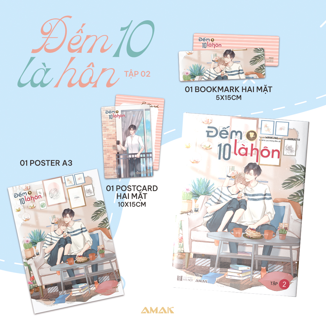 [Tiểu Thuyết Thái Lan] Đếm 10 Là Hôn - Tập 2 - Amakbooks