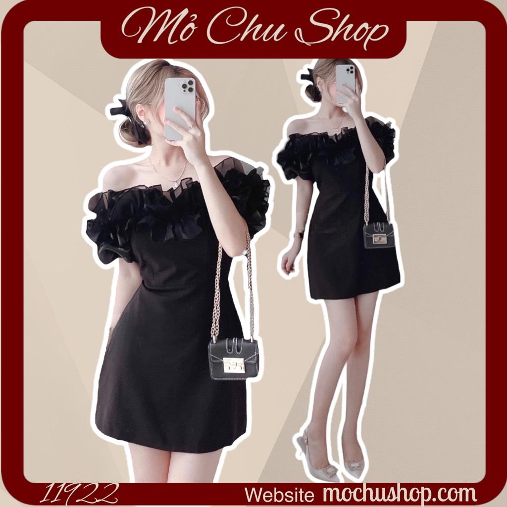 EMILY DRESS ĐẦM TRỄ VAI CÚP NGỰC PHỐI BÈO TRẺ TRUNG 11922