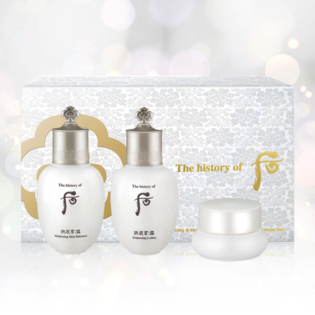 Bộ dưỡng trắng da 3 món - Whoo Seol Radiant White Special Gift Set 44ml
