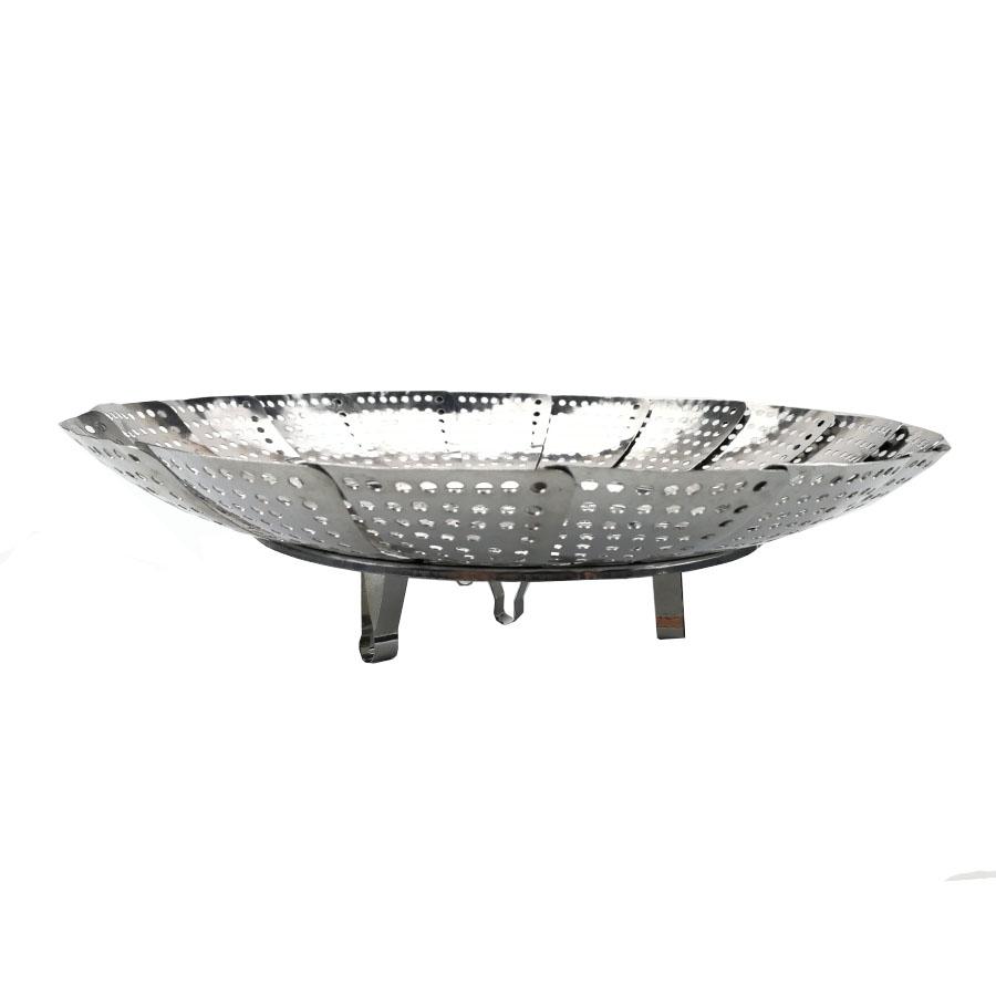 Giá Inox Gấp Gọn Gl0051. Tặng Kẹp Inox304 Đa Năng. Sử Dụng Nấu Xôi, Hấp Cách Thủy Đa Năng. - Giao Hàng Toàn Quốc
