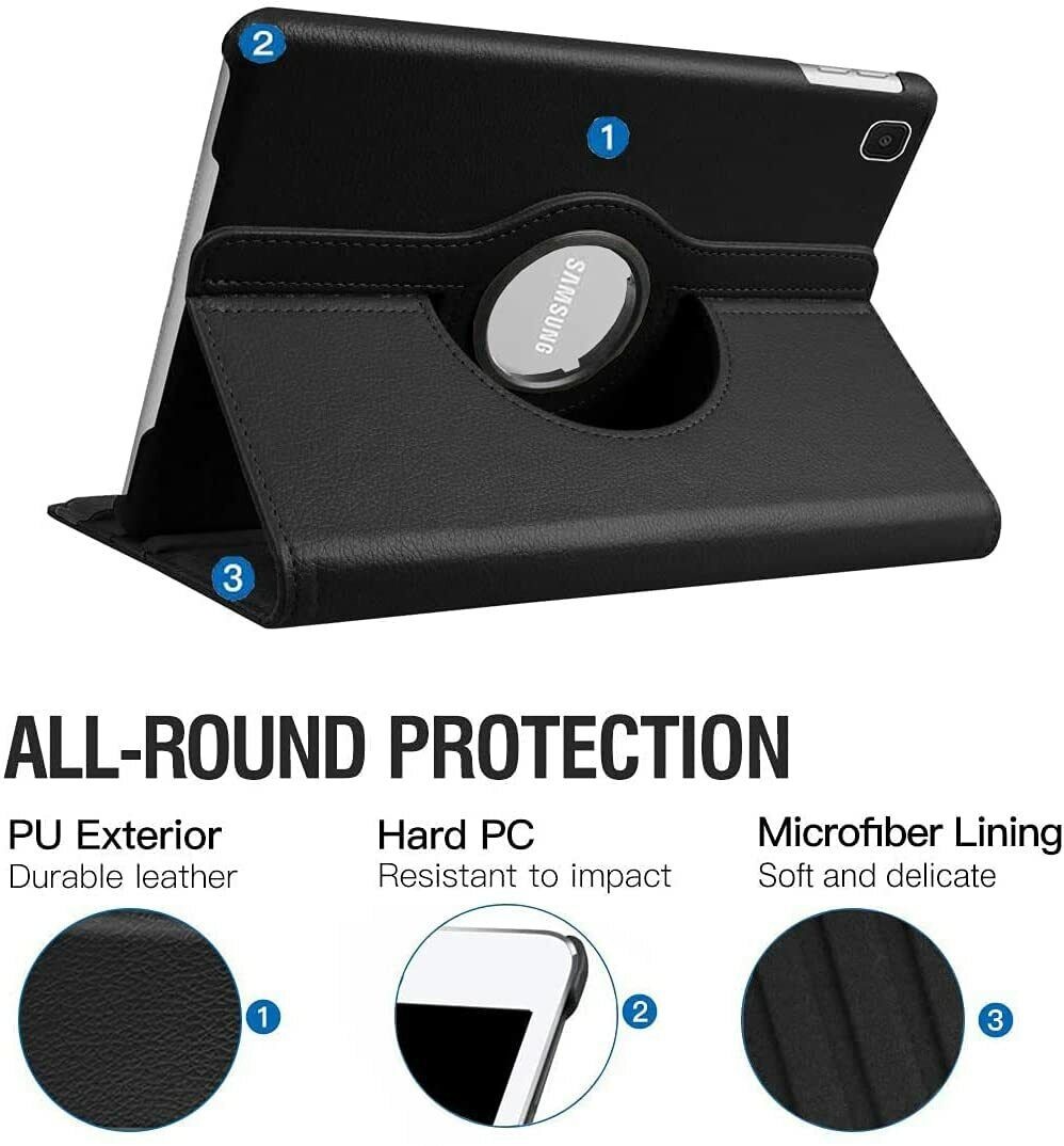 Case bao da chống sốc xoay 360 độ cho Galaxy Tab A8 10.5 inch 2022 hiệu HOTCASE Trang bị tính năng smart sleep, thiết kế siêu mỏng, gập nhiều tư thế, tản nhiệt tốt - hàng nhập khẩu